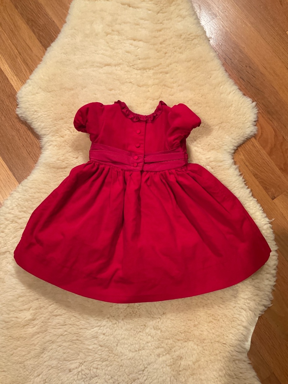 Ralph Lauren red holiday Christmas dress - Picture 2 of 10